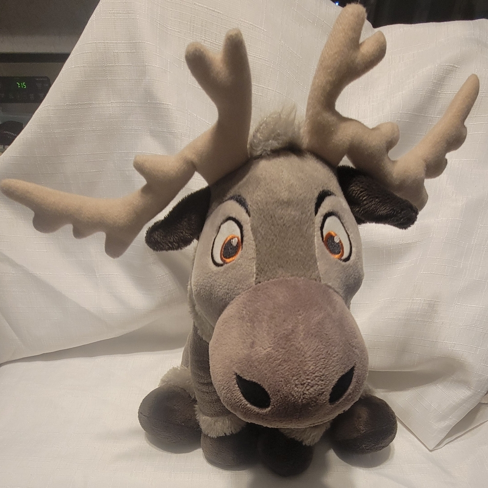 Disney Plush Reindeer - Brown and Cream